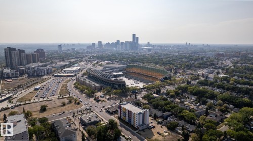 Drone / aerial view of skyline - 11415 85 Street, Edmonton, AB - Outdoor With View