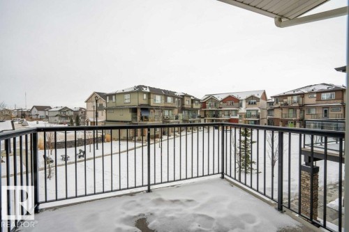Balcony featuring a residential view - 96 1530 Tamarack Boulevard, Edmonton, AB - Outdoor With Balcony With Exterior