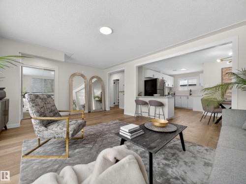 4841 114 Avenue, Edmonton, AB - Indoor Photo Showing Living Room