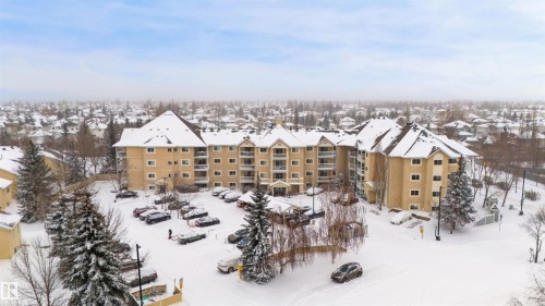 View of snowy aerial view - 312 11620 9A Avenue, Edmonton, AB - Outdoor