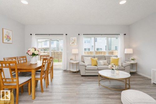 Virtually Staged Accessories - 1640 Erker Way, Edmonton, AB - Indoor Photo Showing Living Room
