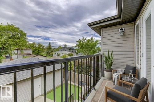 View of balcony - 10806 72 Avenue, Edmonton, AB - Outdoor With Exterior