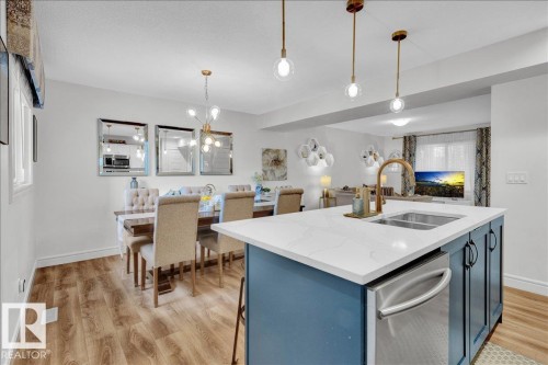 6489 King Wynd, Edmonton, AB - Indoor Photo Showing Kitchen With Double Sink