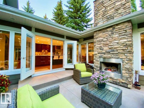 14019 88 Avenue, Edmonton, AB - Outdoor With Fireplace With Deck Patio Veranda