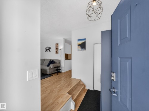 Entryway with light wood-style floors - 4603 32 Avenue, Edmonton, AB - Indoor Photo Showing Other Room