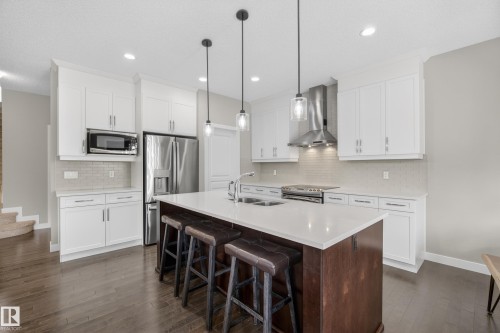 3333 West Court, Edmonton, AB - Indoor Photo Showing Kitchen With Double Sink With Upgraded Kitchen