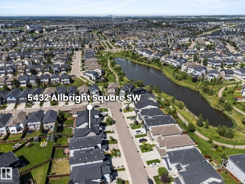 5432 Allbright Square, Edmonton, AB - Outdoor With Body Of Water With View