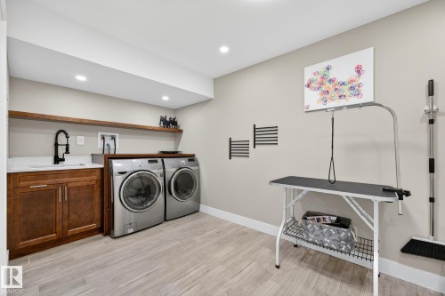 216 Heagle Crescent, Edmonton, AB - Indoor Photo Showing Laundry Room