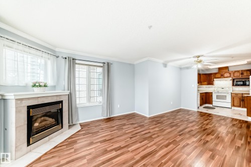 302 13450 114 Avenue, Edmonton, AB - Indoor With Fireplace