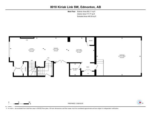 View of property floor plan - 8018 Kiriak Link, Edmonton, AB - Other