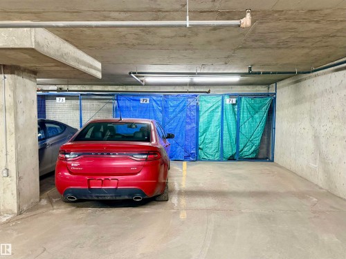 View of parking deck - 115 11039 83 Avenue, Edmonton, AB - Indoor Photo Showing Garage