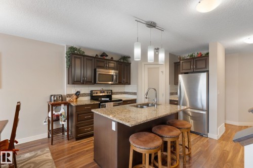 5 Hammett Gate, Spruce Grove, AB - Indoor Photo Showing Kitchen With Stainless Steel Kitchen With Upgraded Kitchen