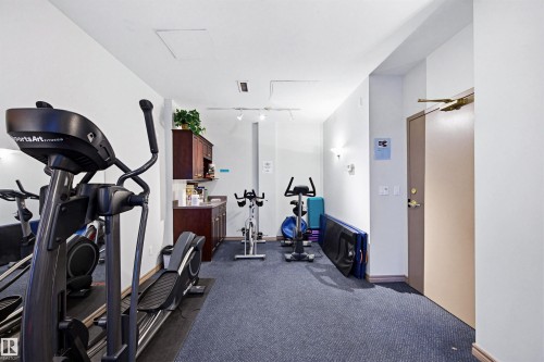 703 10649 Saskatchewan Drive, Edmonton, AB - Indoor Photo Showing Gym Room