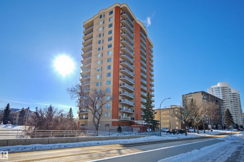 703 10649 Saskatchewan Drive, Edmonton, AB - Outdoor With Facade