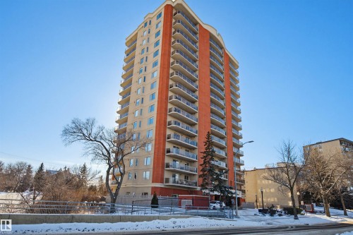 703 10649 Saskatchewan Drive, Edmonton, AB - Outdoor With Facade
