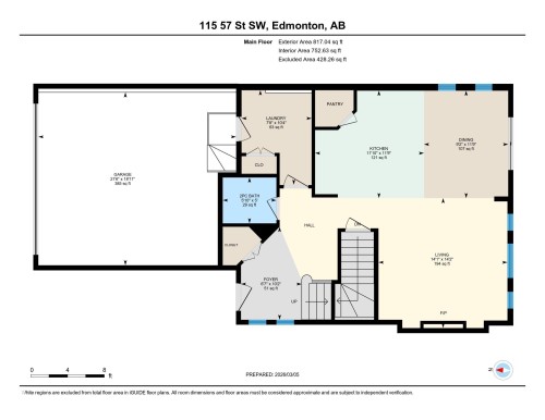 View of room layout - 115 57 Street, Edmonton, AB - Other