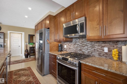 405 1350 Windermere Way, Edmonton, AB - Indoor Photo Showing Kitchen With Upgraded Kitchen
