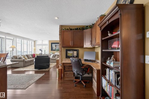 405 1350 Windermere Way, Edmonton, AB - Indoor With Fireplace