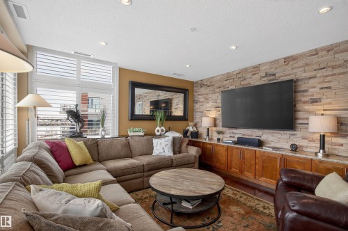 405 1350 Windermere Way, Edmonton, AB - Indoor Photo Showing Living Room