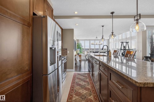 405 1350 Windermere Way, Edmonton, AB - Indoor Photo Showing Kitchen With Upgraded Kitchen