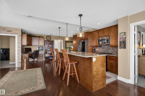 405 1350 Windermere Way, Edmonton, AB - Indoor Photo Showing Kitchen With Upgraded Kitchen