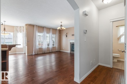 20515 91 Avenue, Edmonton, AB - Indoor Photo Showing Living Room With Fireplace