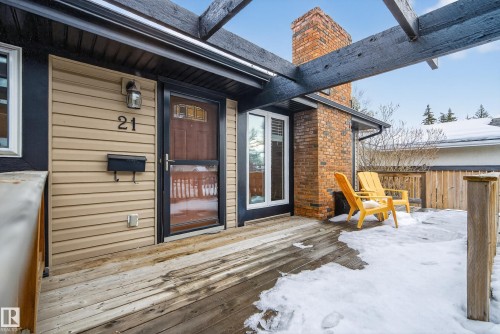 21 Laydon Drive, St. Albert, AB - Outdoor With Deck Patio Veranda With Exterior