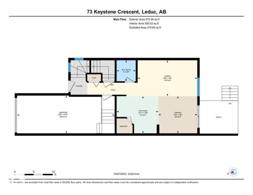 View of floor plan / room layout - 73 Keystone Crescent Crescent, Leduc, AB - Other