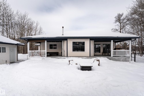 21 Power Drive, Rural Lac Ste. Anne County, AB - Outdoor With Deck Patio Veranda