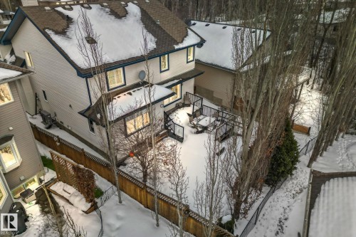 View of snowy aerial view - 502 Westerra Boulevard, Stony Plain, AB - Outdoor