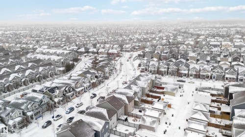 Aerial view of residential area - 2331 71 Street, Edmonton, AB - Outdoor With View