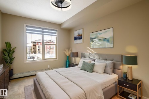 213 105 Ambleside Drive, Edmonton, AB - Indoor Photo Showing Bedroom