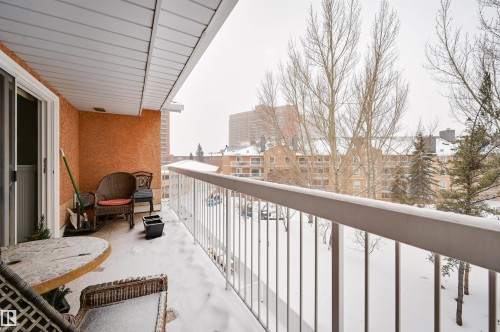 303 8811 106A Avenue, Edmonton, AB - Outdoor With Balcony With Exterior