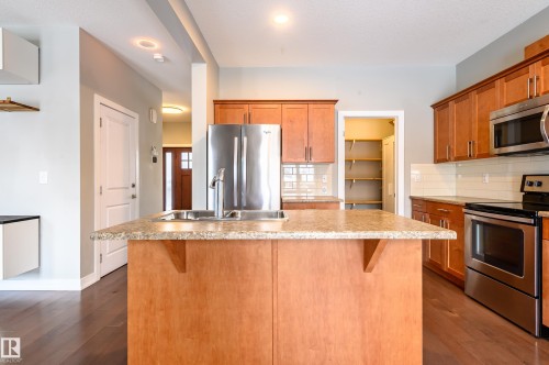 11617 93 Street, Edmonton, AB - Indoor Photo Showing Kitchen With Stainless Steel Kitchen With Double Sink