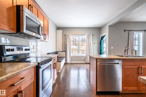 11617 93 Street, Edmonton, AB - Indoor Photo Showing Kitchen With Stainless Steel Kitchen