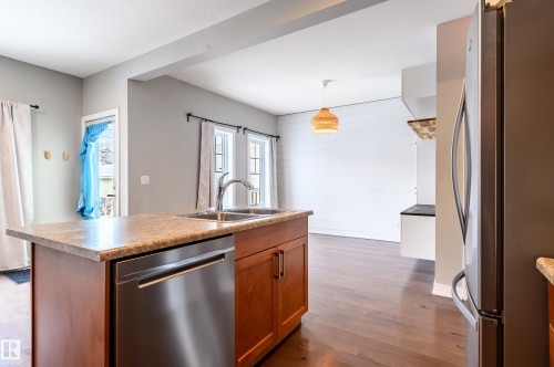 11617 93 Street, Edmonton, AB - Indoor Photo Showing Kitchen With Stainless Steel Kitchen With Double Sink