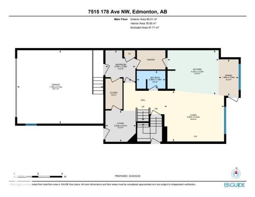 View of home floor plan - 7515 178 Avenue, Edmonton, AB - Other