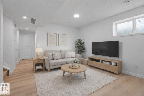 54 Eden Link, Fort Saskatchewan, AB - Indoor Photo Showing Living Room