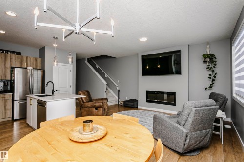 354 Genesis Villa(S), Stony Plain, AB - Indoor With Fireplace