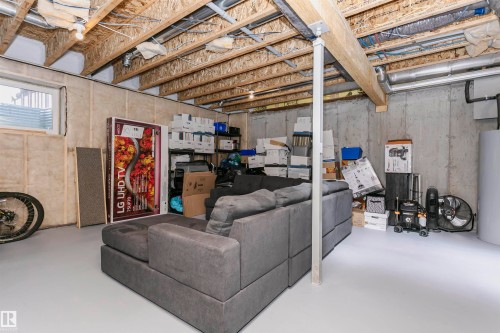 354 Genesis Villa(S), Stony Plain, AB - Indoor Photo Showing Basement