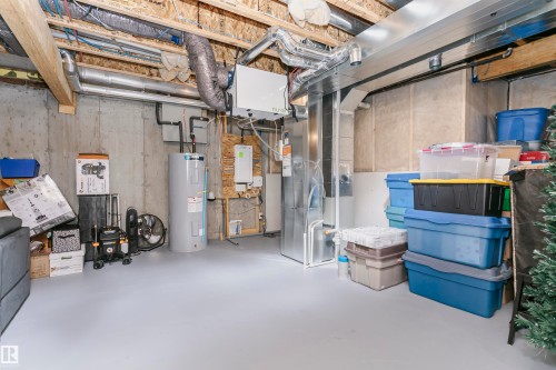 354 Genesis Villa(S), Stony Plain, AB - Indoor Photo Showing Basement
