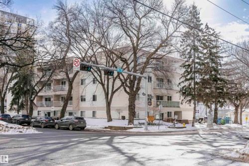 View of apartment building / complex - 407 8149 111 St S, Edmonton, AB - Outdoor With Facade