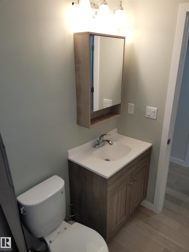 Basement Full Bathroom - 10832 163 Street, Edmonton, AB - Indoor Photo Showing Bathroom