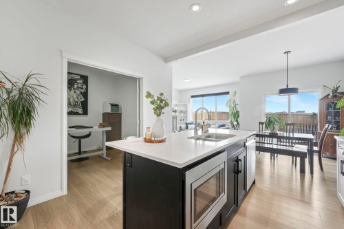 6417 66 Street, Beaumont, AB - Indoor Photo Showing Kitchen With Double Sink
