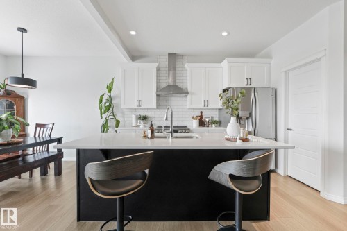 6417 66 Street, Beaumont, AB - Indoor Photo Showing Kitchen With Double Sink