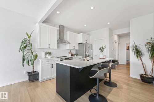 6417 66 Street, Beaumont, AB - Indoor Photo Showing Kitchen With Double Sink With Upgraded Kitchen