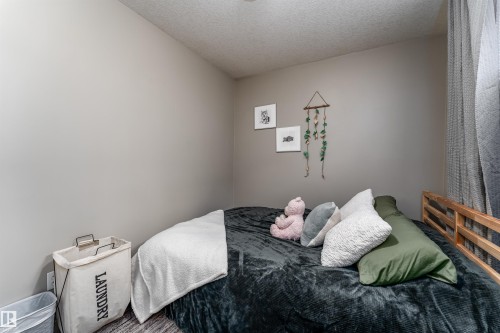 Bedroom featuring a textured ceiling - 10906 72 Avenue, Edmonton, AB - Indoor Photo Showing Bedroom