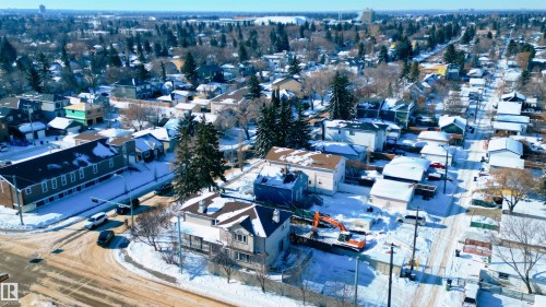 View of snowy aerial view - 10906 72 Avenue, Edmonton, AB - Outdoor With View
