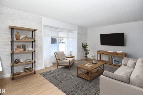 5012 54 Avenue, Leduc, AB - Indoor Photo Showing Living Room