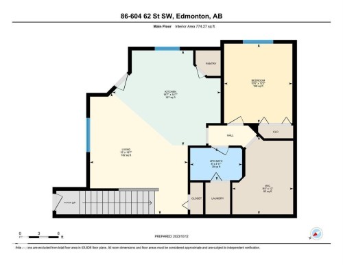 View of home floor plan - 86 604 62 Street, Edmonton, AB - Other